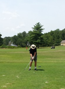 Writer and Investigator Art Lee Enjoying a Game of Golf